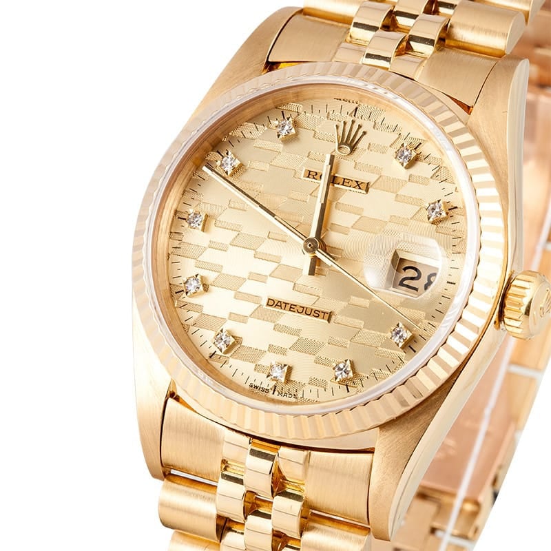 Men's Rolex DateJust Gold 16018