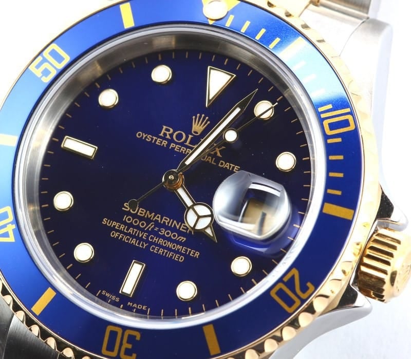 Rolex Blue Submariner 16613 BL