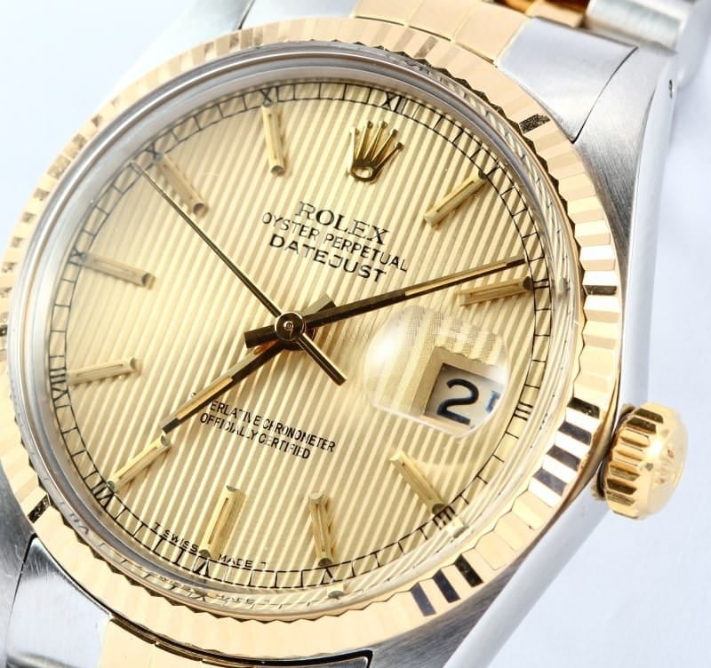 Used Rolex Two Tone Datejust 16013