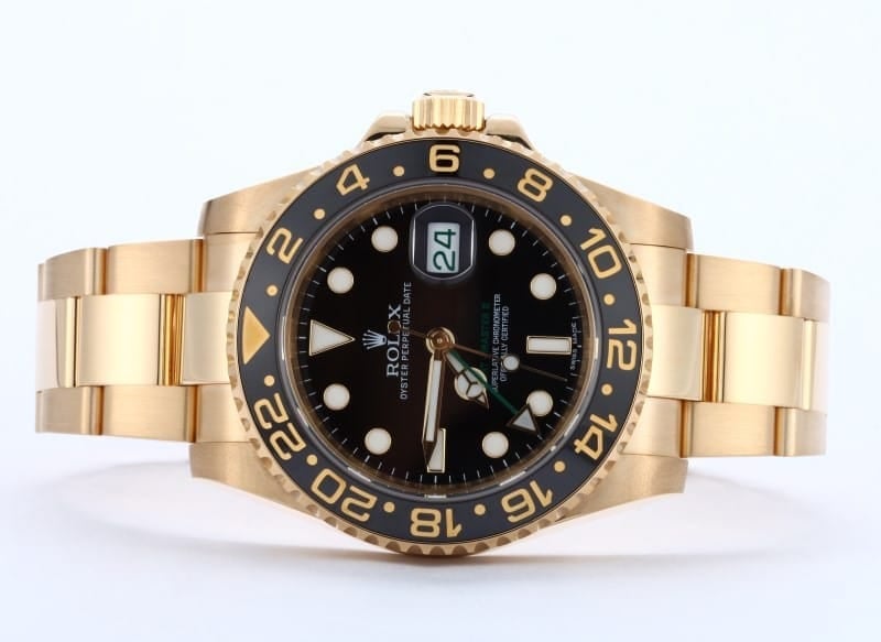 Mens Rolex 18K GMT MASTER 116718