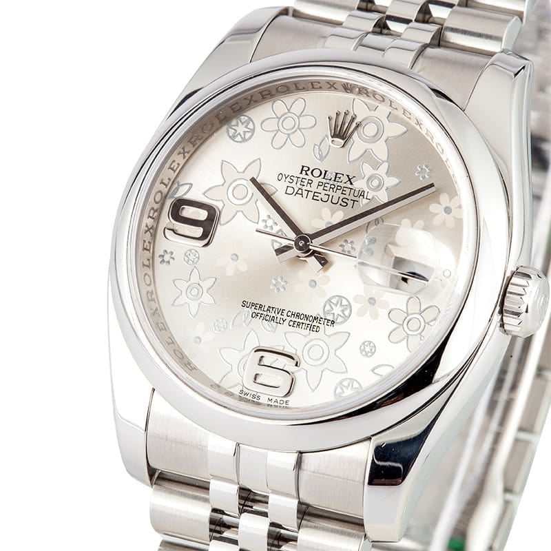 Rolex Datejust Floral Dial 116200