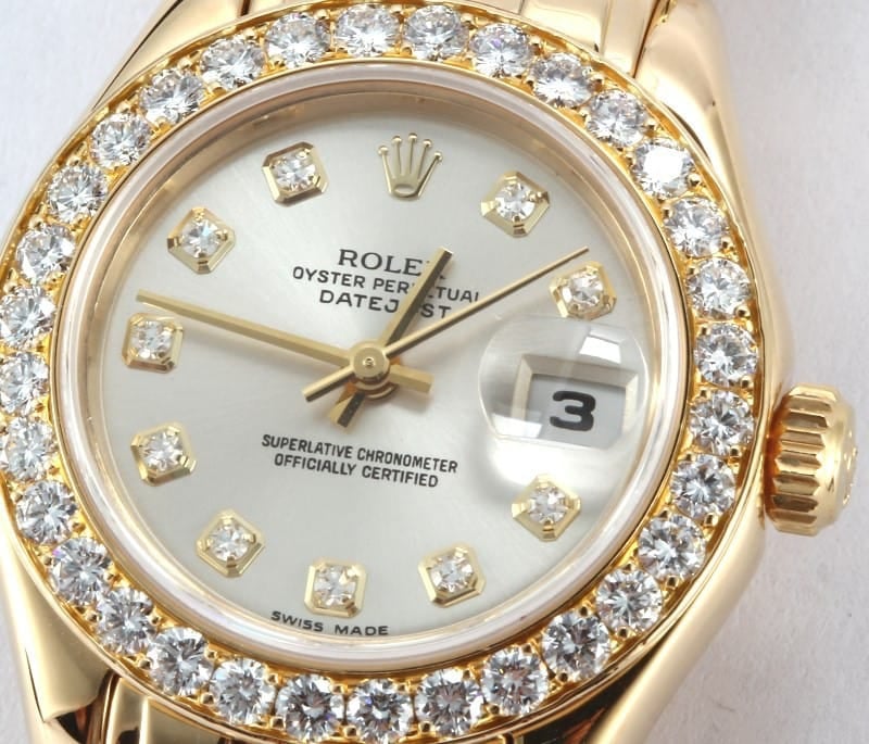 Ladies Rolex 18K Pearlmaster 69298