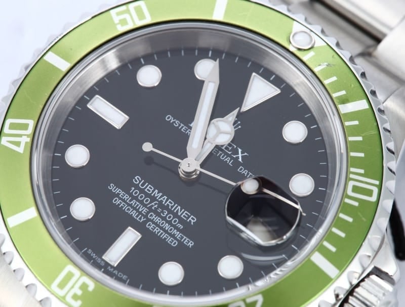 Rolex Submariner Faded Green Anniversary 16610