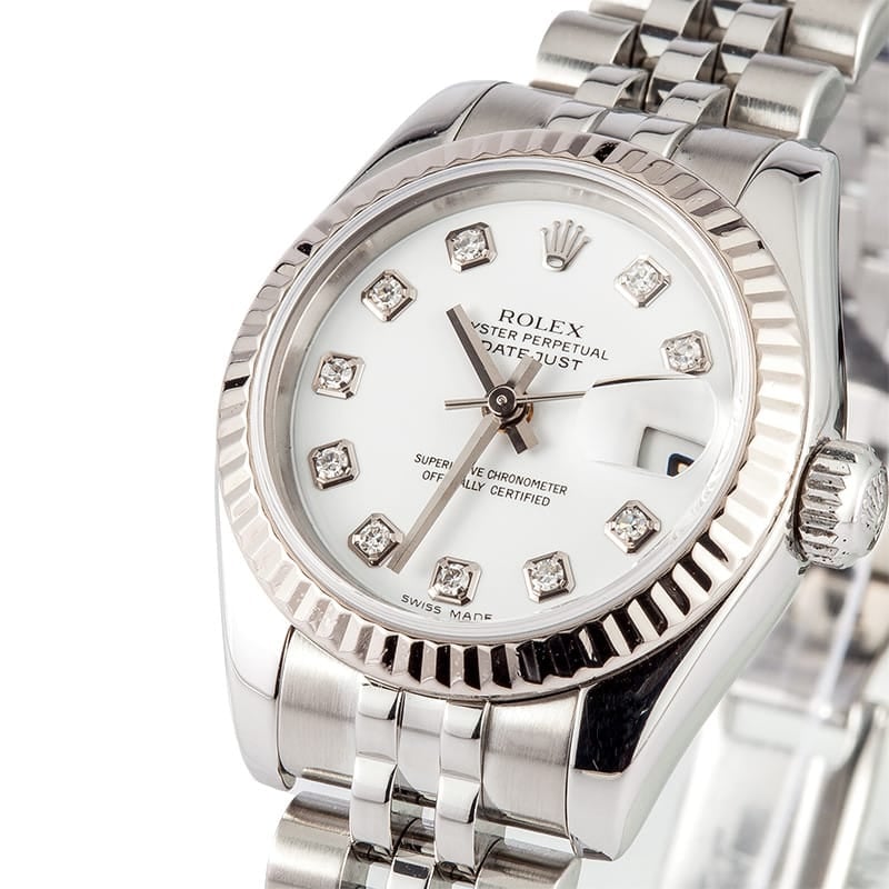 Ladies Rolex Datejust New Model Diamond 179174