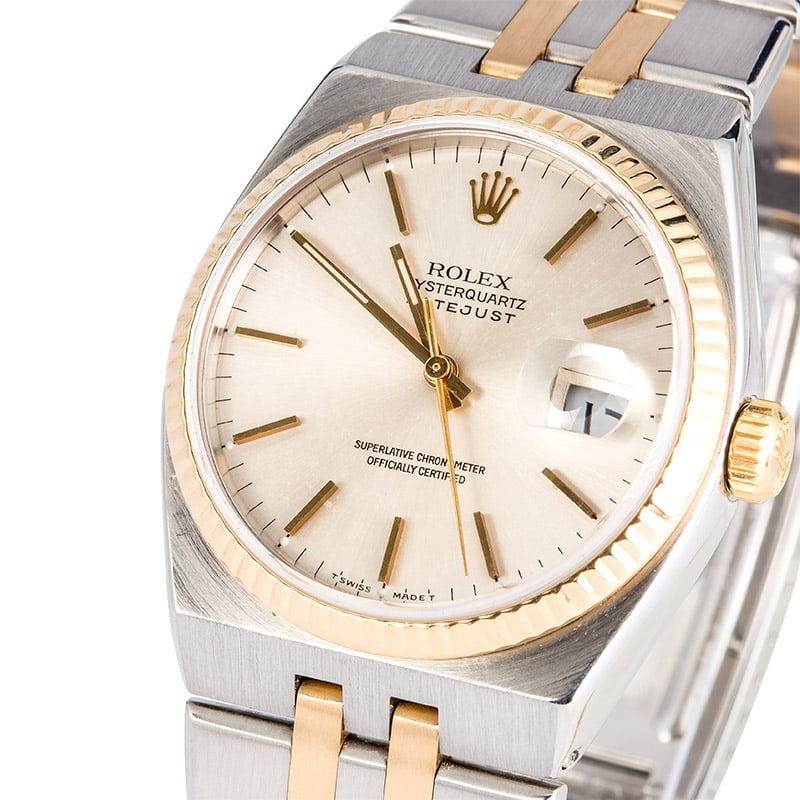 Rolex Datejust OysterQuartz 17013 Two Tone