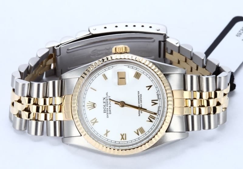 Rolex Datejust 16013 White Roman