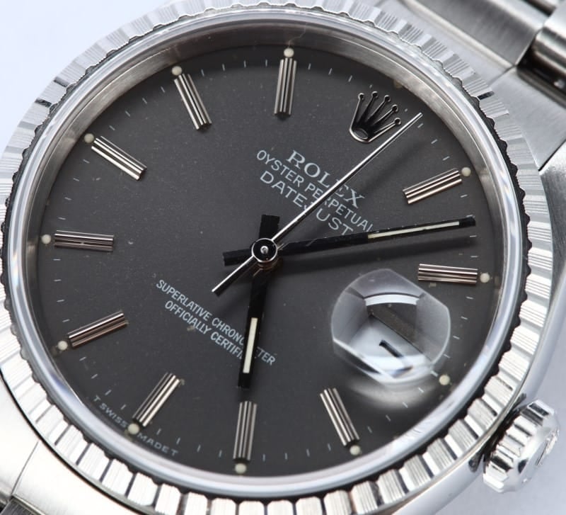 Rolex Pre-owned Mens Steel Datejust 16220