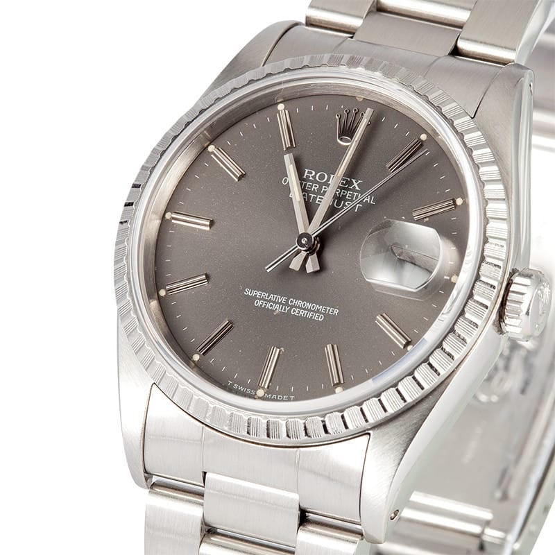 Rolex Pre-owned Mens Steel Datejust 16220