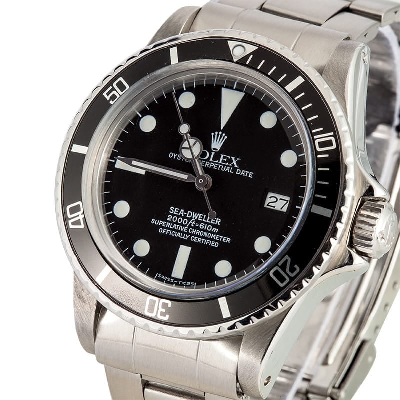 Men's Rolex Sea-Dweller 1665 Black