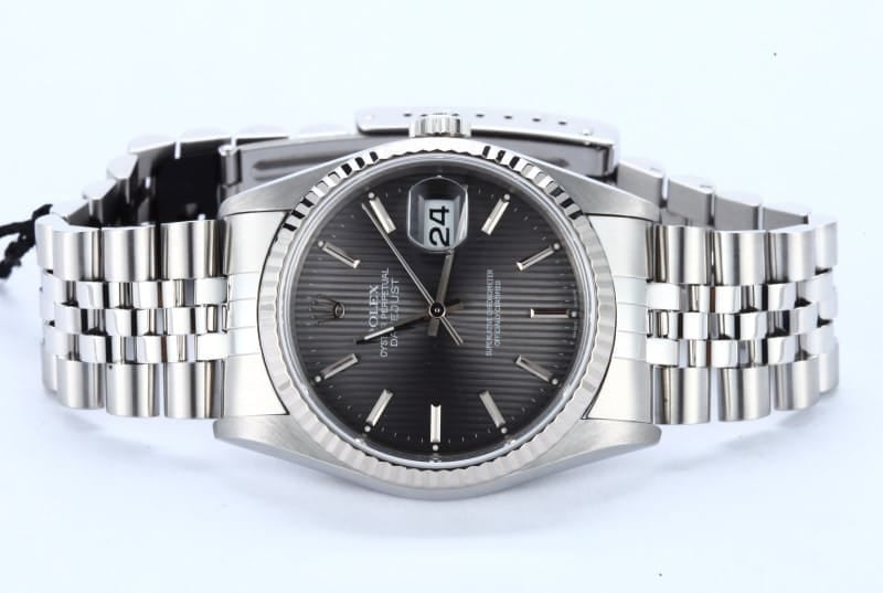 Rolex Men's Steel Tapestry Dial DateJust 16234