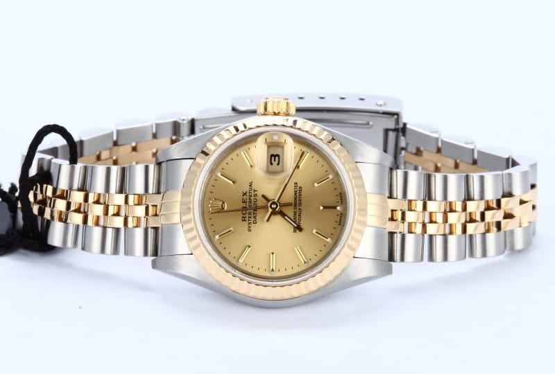 Ladies Rolex Oyster Perpetual Stainless and Gold Watch 79173