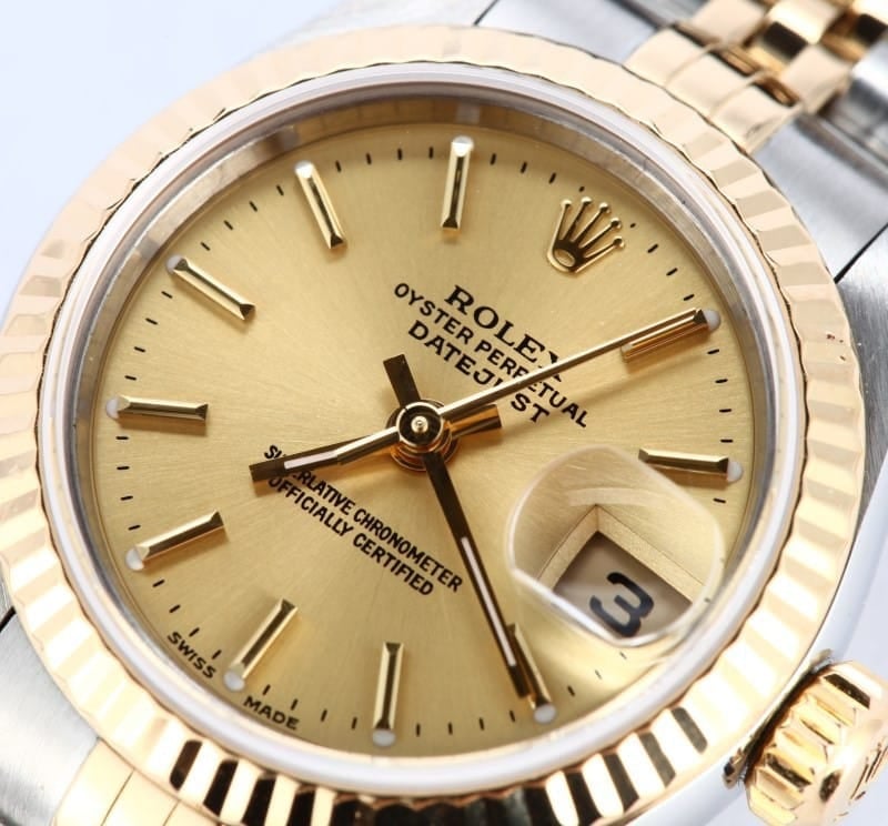 Ladies Rolex Oyster Perpetual Stainless and Gold Watch 79173