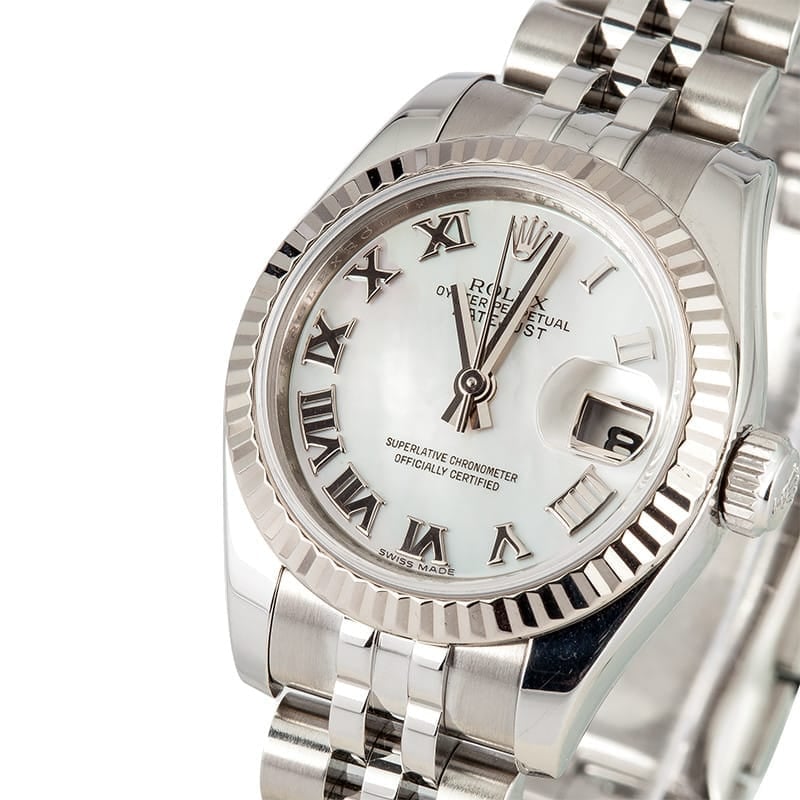 Ladies Rolex DateJust MOP dial 179174