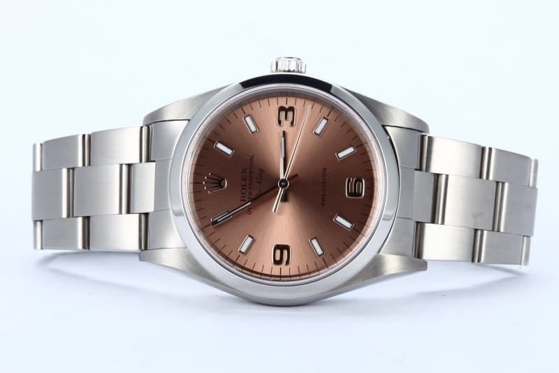 Rolex Air King 14000M Salmon Dial