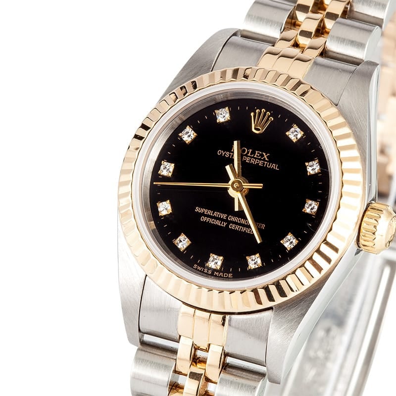 Ladies Oyster Perpetual Diamond Dial