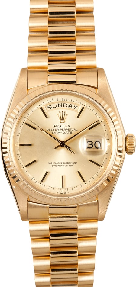 rolex oyster perpetual day date gold with diamonds