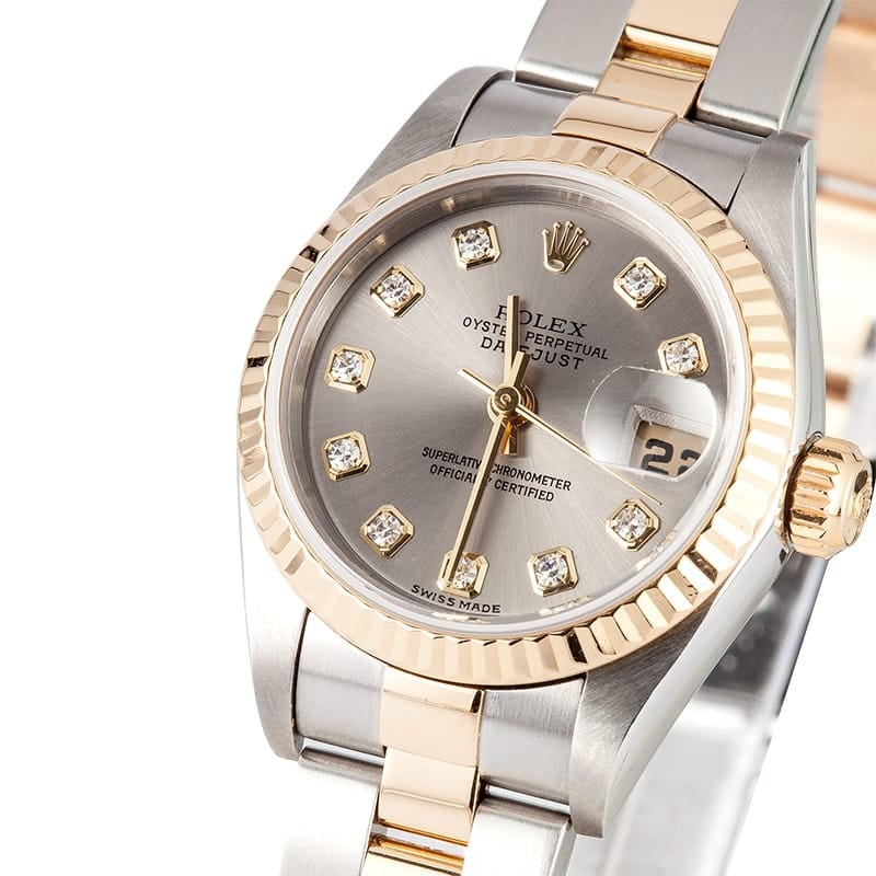 Used Ladies Rolex Datejust Diamond Dial 79173