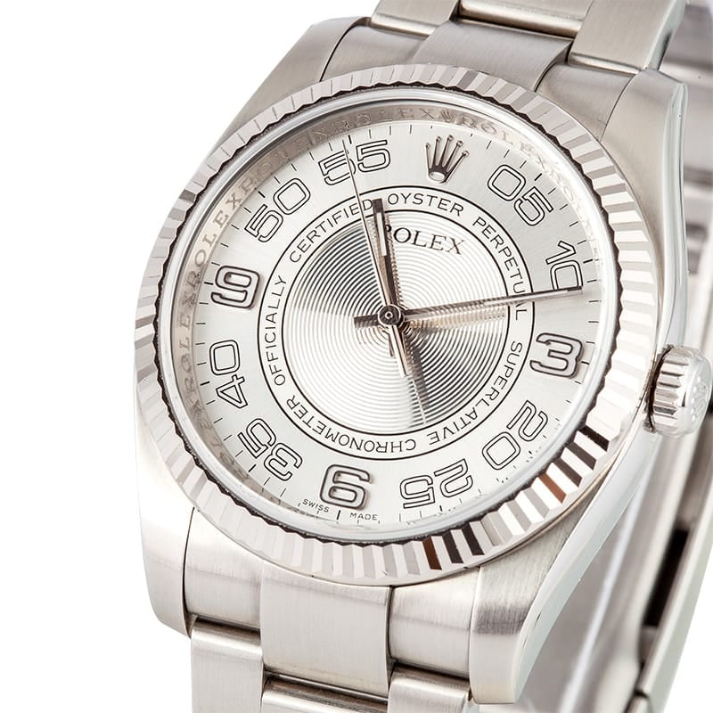 Men's Rolex Oyster Perpetual 116034 Concentric Dial