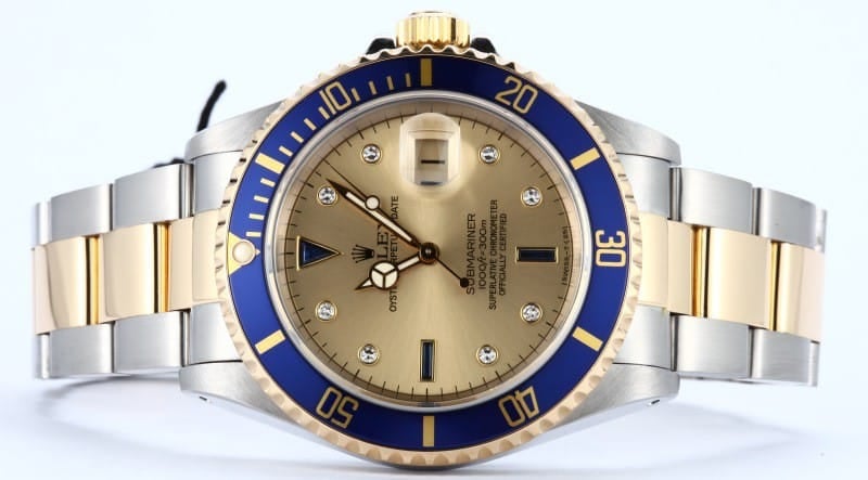 Serti Submariner Rolex 16613