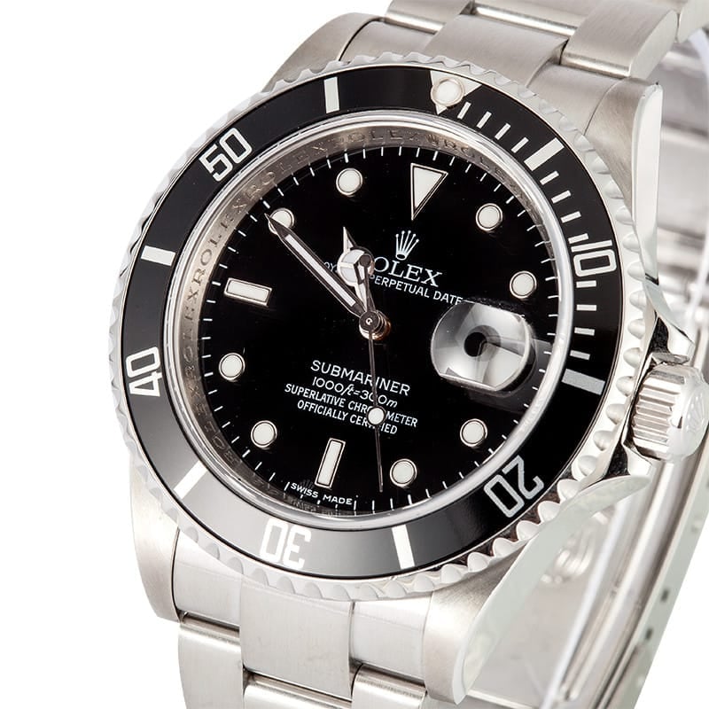 Rolex Submariner 16610 Serial Engraved