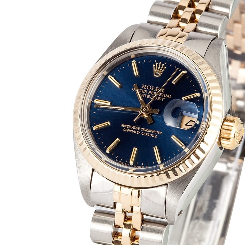 Lady Rolex Datejust Blue Dial 6917