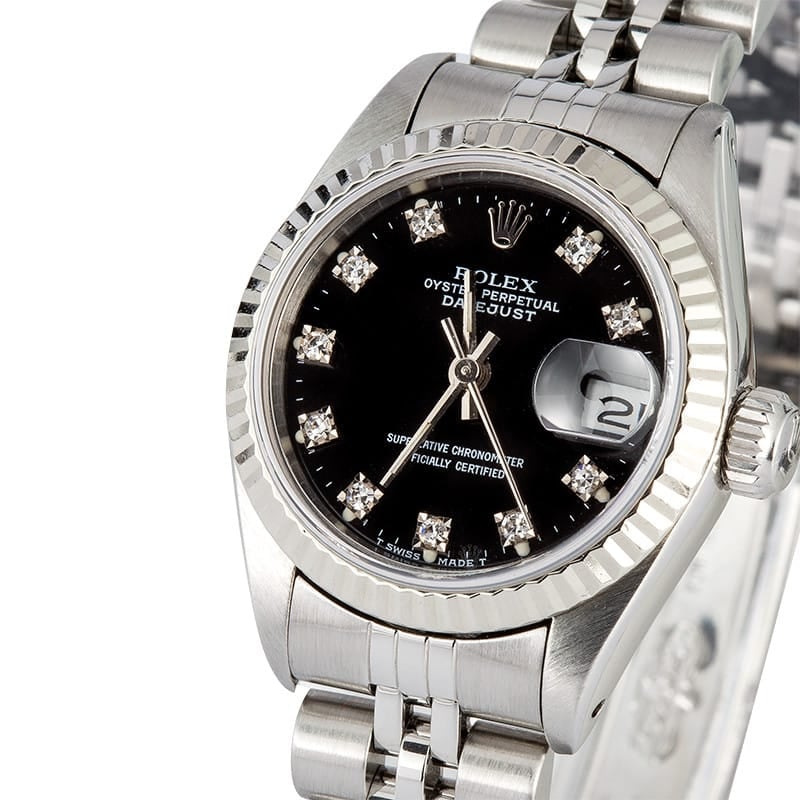 Ladies Rolex DateJust Diamond Dial 69174