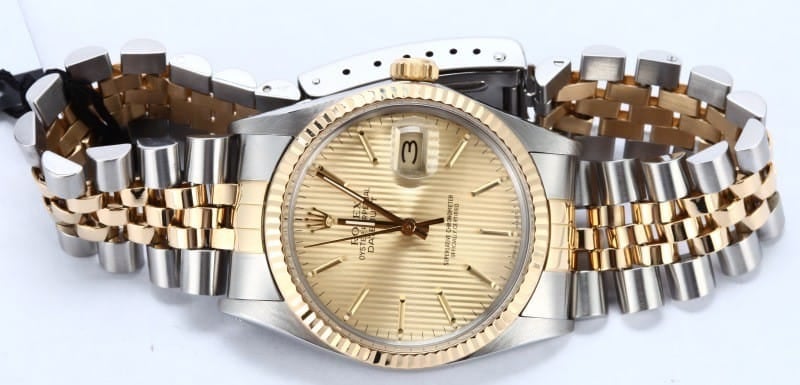 Rolex Oyster Perpetual DateJust Stainless Steel and Gold 16013