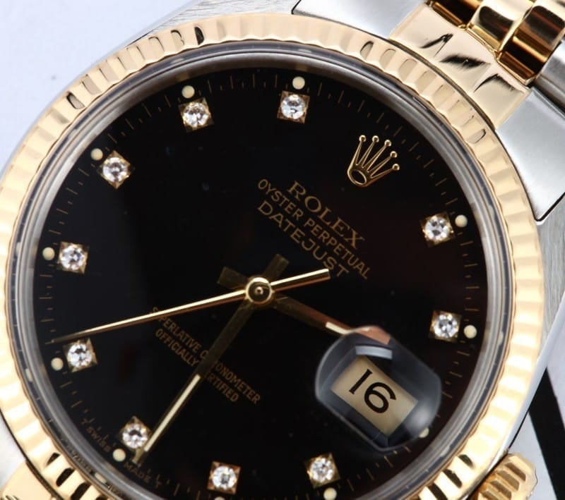 PreOwned Rolex Diamond Datejust 16013