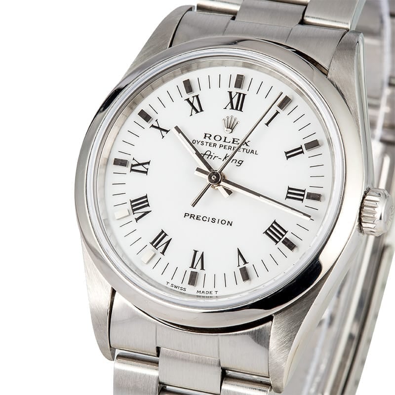 Air-King Rolex 14000 White Dial