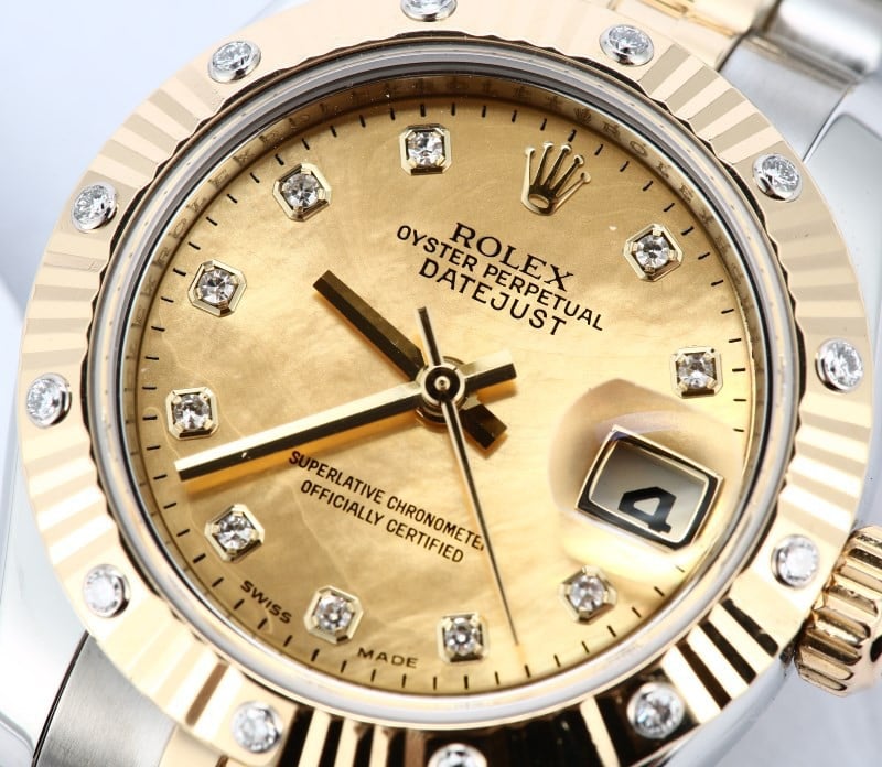 Ladies Datejust 179313 Diamond Mother Of Pearl