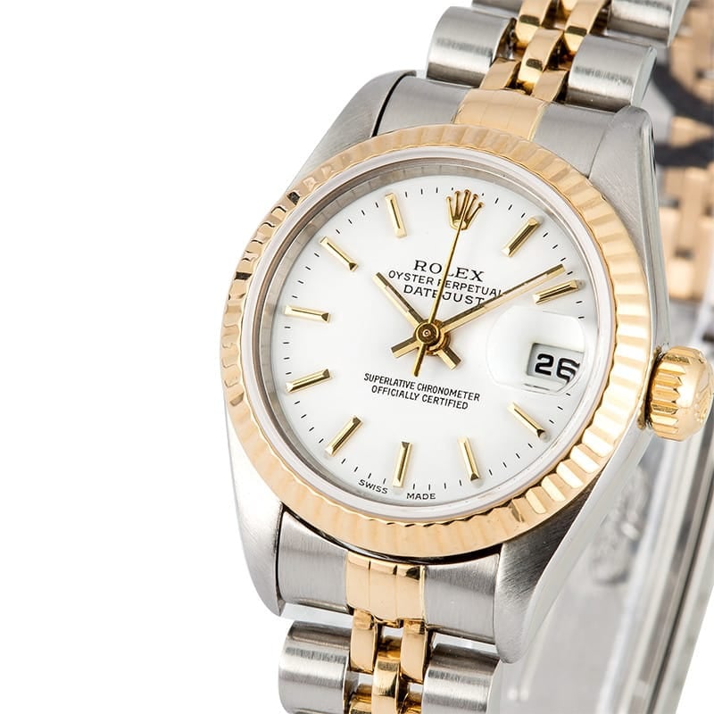 Rolex Datejust Ladies 79173 White Dial