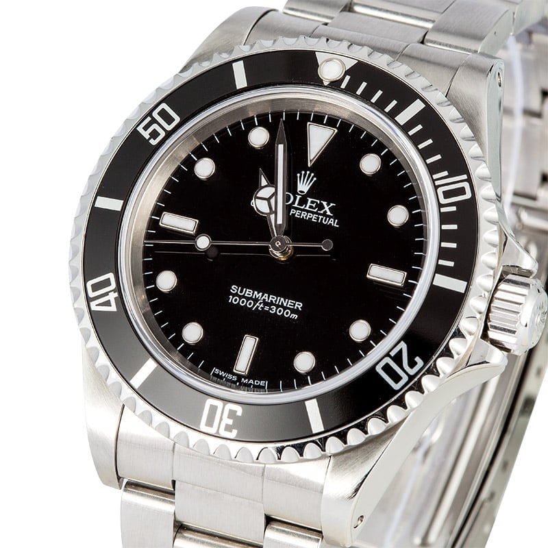 Rolex No Date Submariner 14060 Certified Pre-Owned