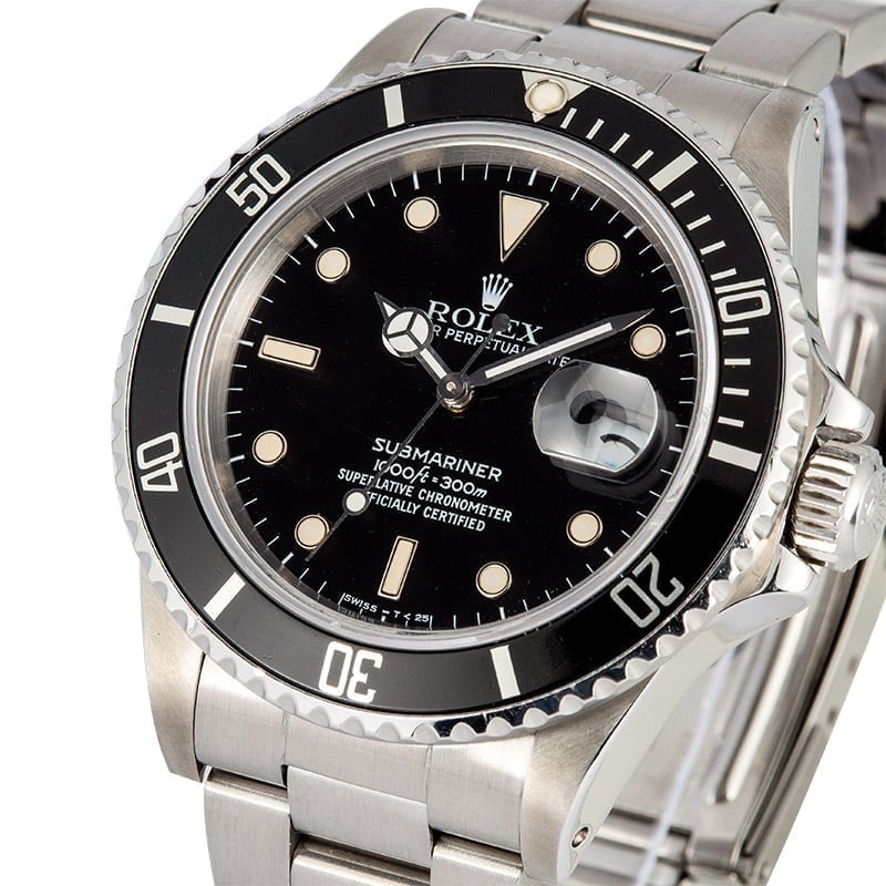 Rolex Submariner 16800 Black