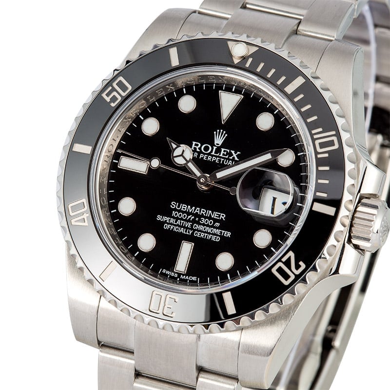 Rolex Submariner 116610 Ceramic Black Bezel - Mint Condition