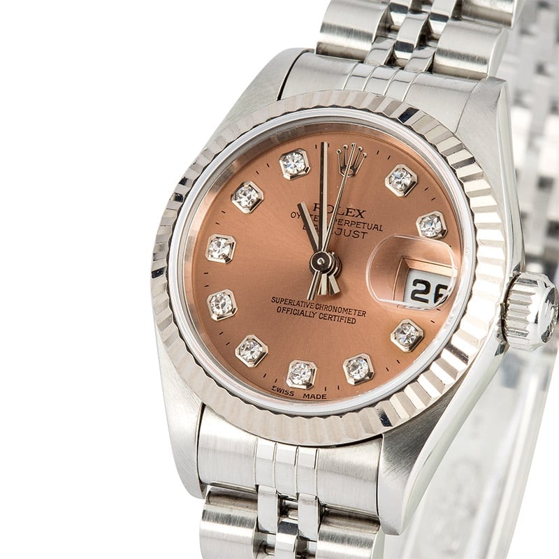 Ladies Rolex Datejust 69174 Diamond