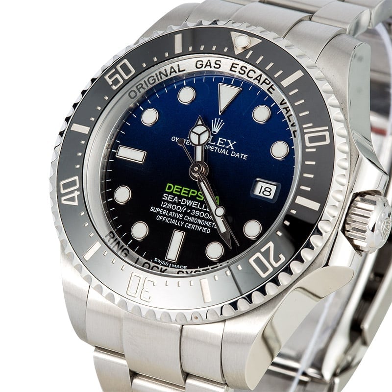 Rolex Sea-Dweller Deepsea Blue 116660 Certified Pre-Owned