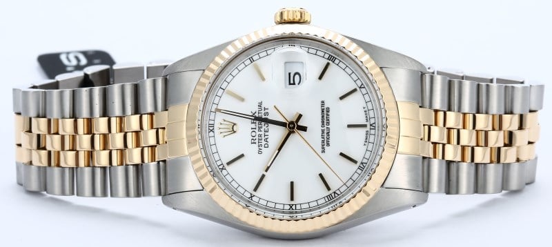 Rolex Datejust 16013 White Certified Pre-Owned