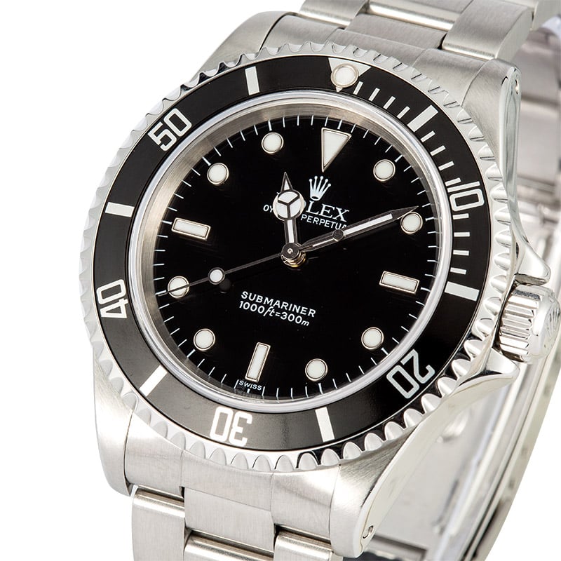 Rolex No Date Submariner 14060 Black