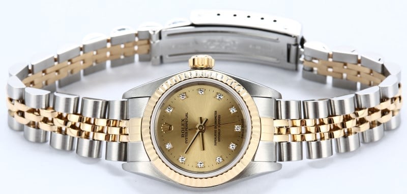 Ladies Oyster Perpetual 79163 Diamond Dial