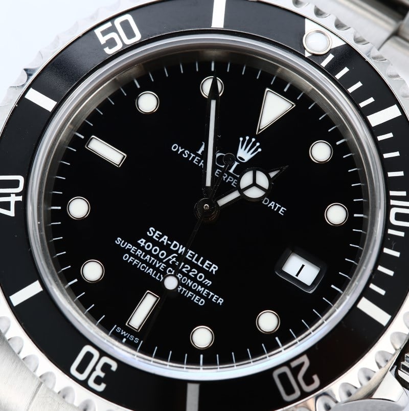 Rolex Sea-Dweller 16600 Black 100% Authentic