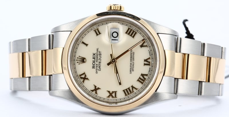 Rolex Datejust 16203 Ivory Dial