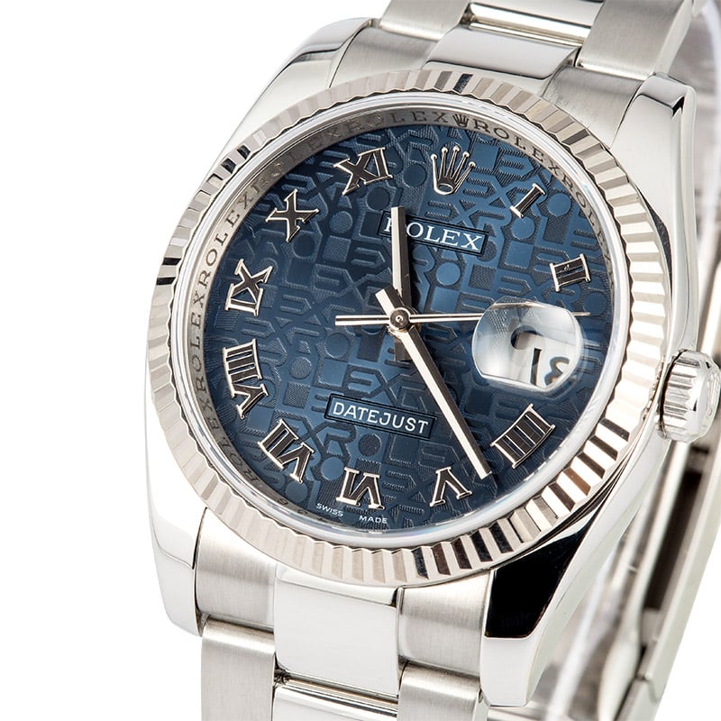 Rolex blue 2025 jubilee dial