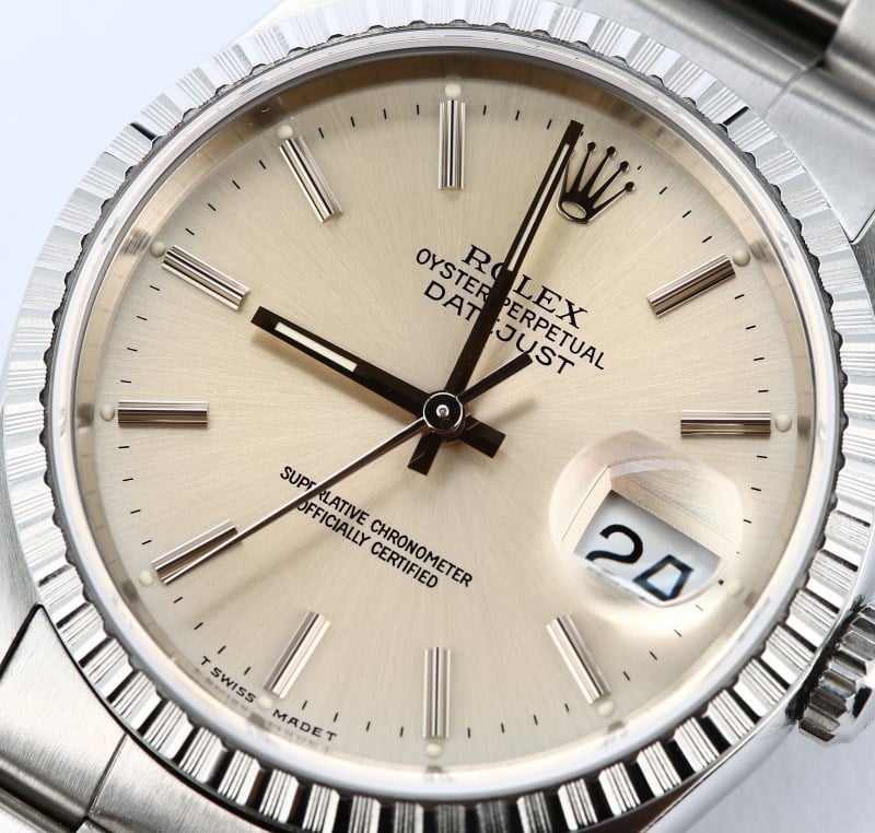 Rolex Datejust 16220 Oyster Stainless Steel