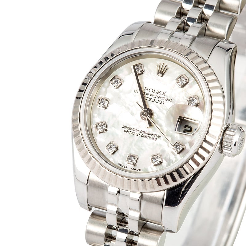 Rolex Lady-Datejust 179174 Mother of Pearl Diamond