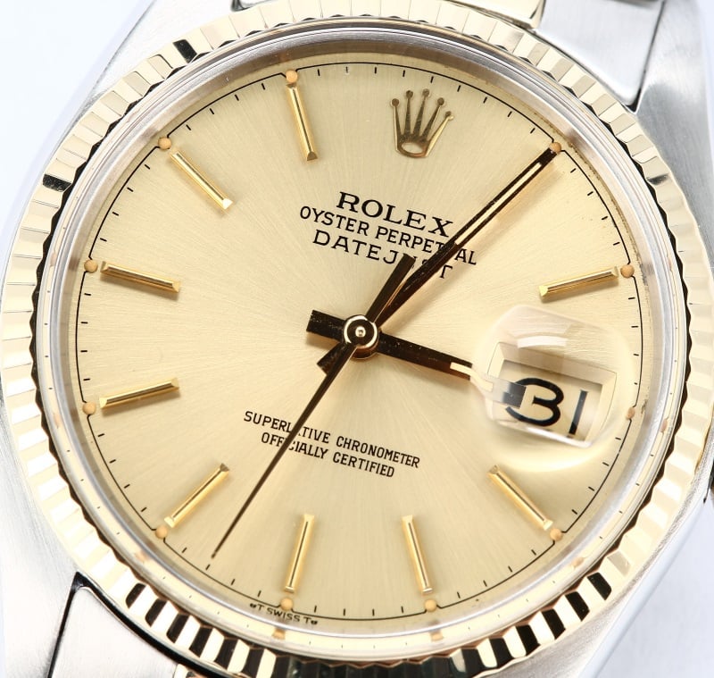 Rolex Two-Tone Datejust 16013