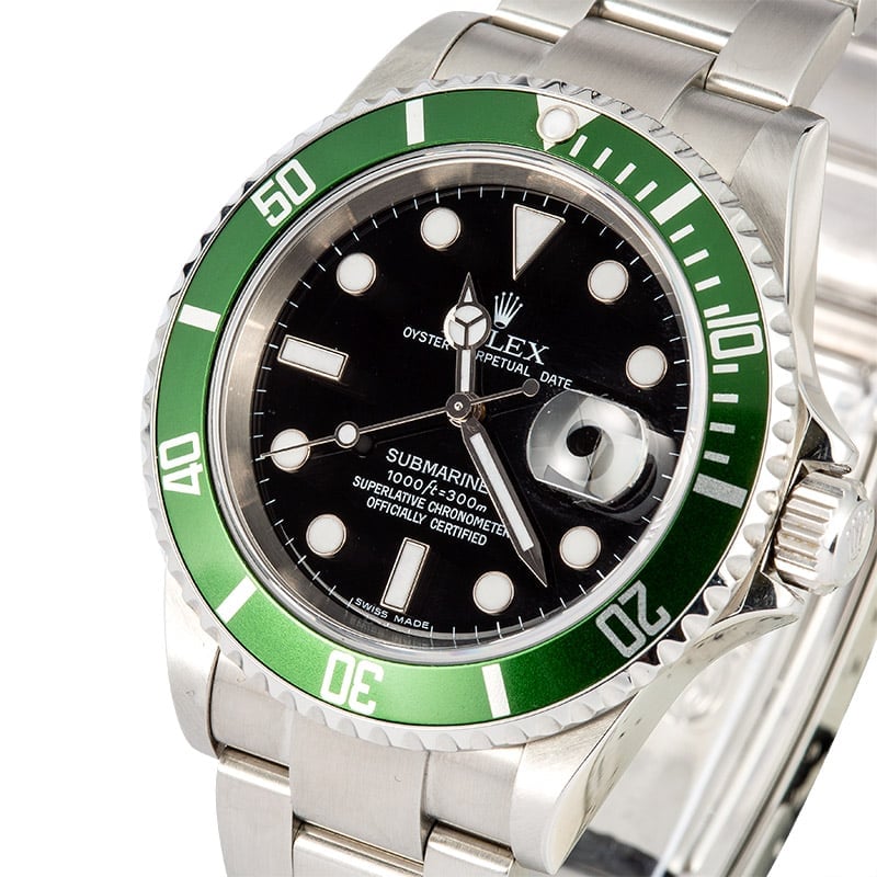 Rolex Submariner 16610LV Green Anniversary