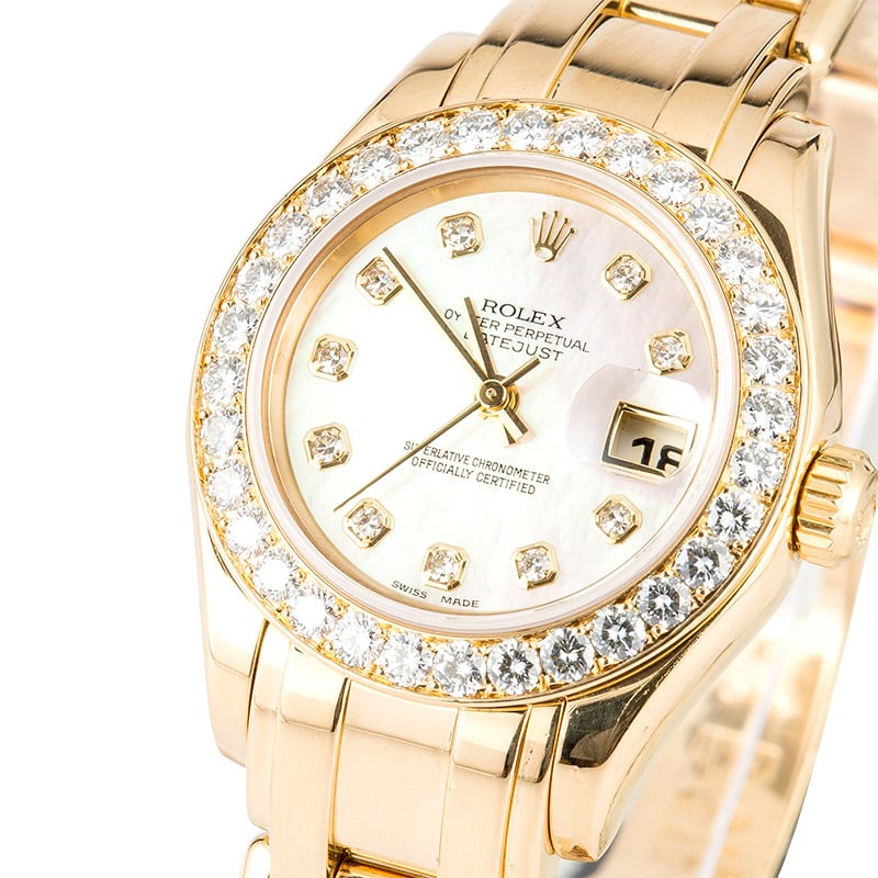 Ladies Pearlmaster 69298 Diamond Dial & Bezel