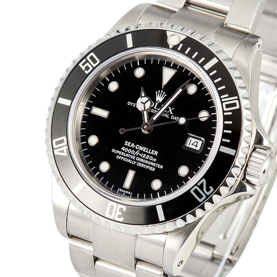 Rolex Sea-Dweller 16600 Stainless 100% Authentic