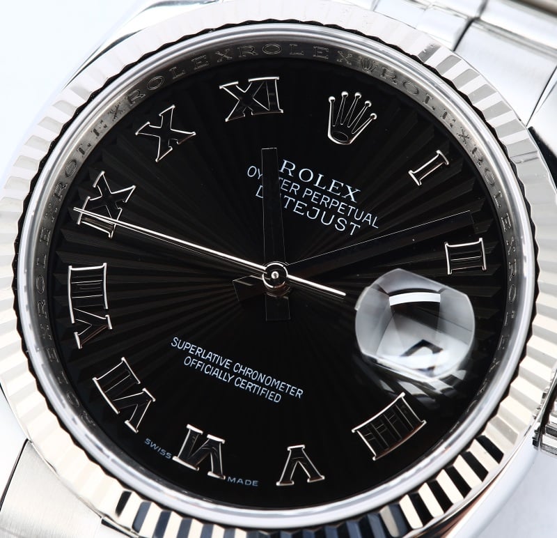 Rolex Datejust 116234 Black Sunbeam