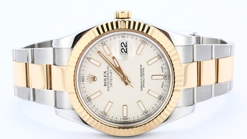 Rolex Datejust 41MM Ivory Index Dial